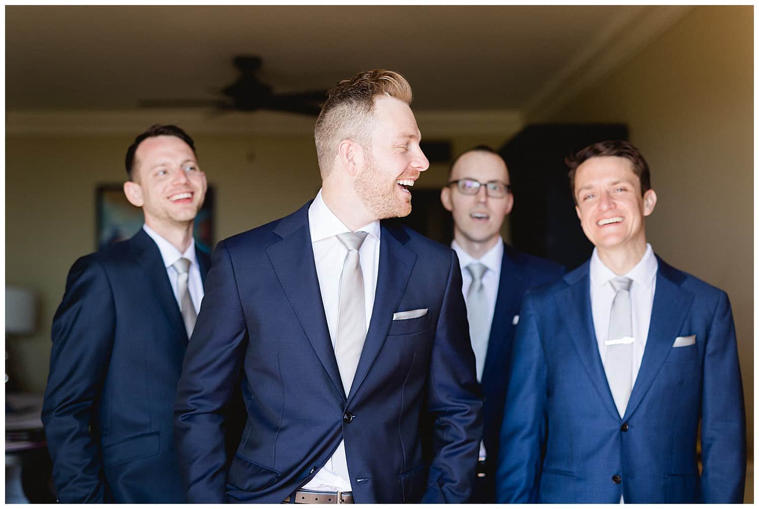 groom & groomsmen at pueblo bonito